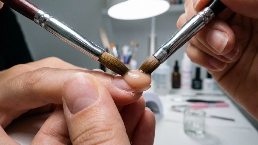 acrylic vs gel nails cost