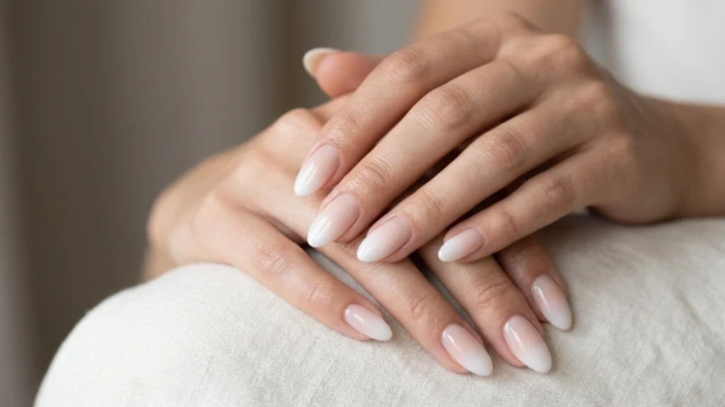 baby boomer ombre acrylic nail designs
