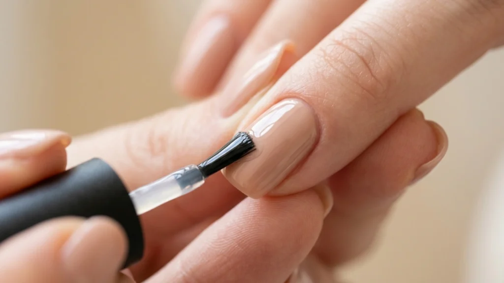 applying glossy top coat under matte finish for durability