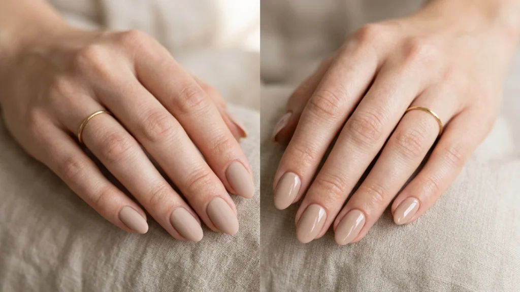 choosing between matte and glossy nail finish