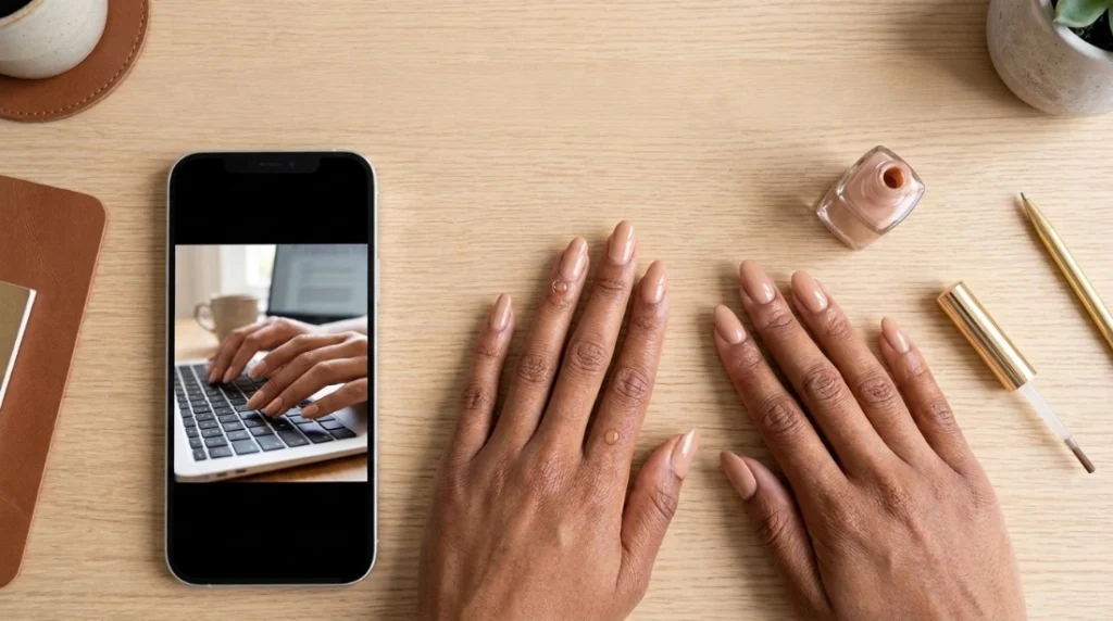 best nail shape for your fingers - reference photo for nail appointment