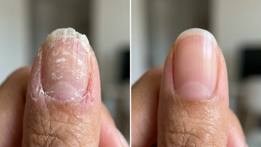 press on nails vs acrylics - natural nail health comparison