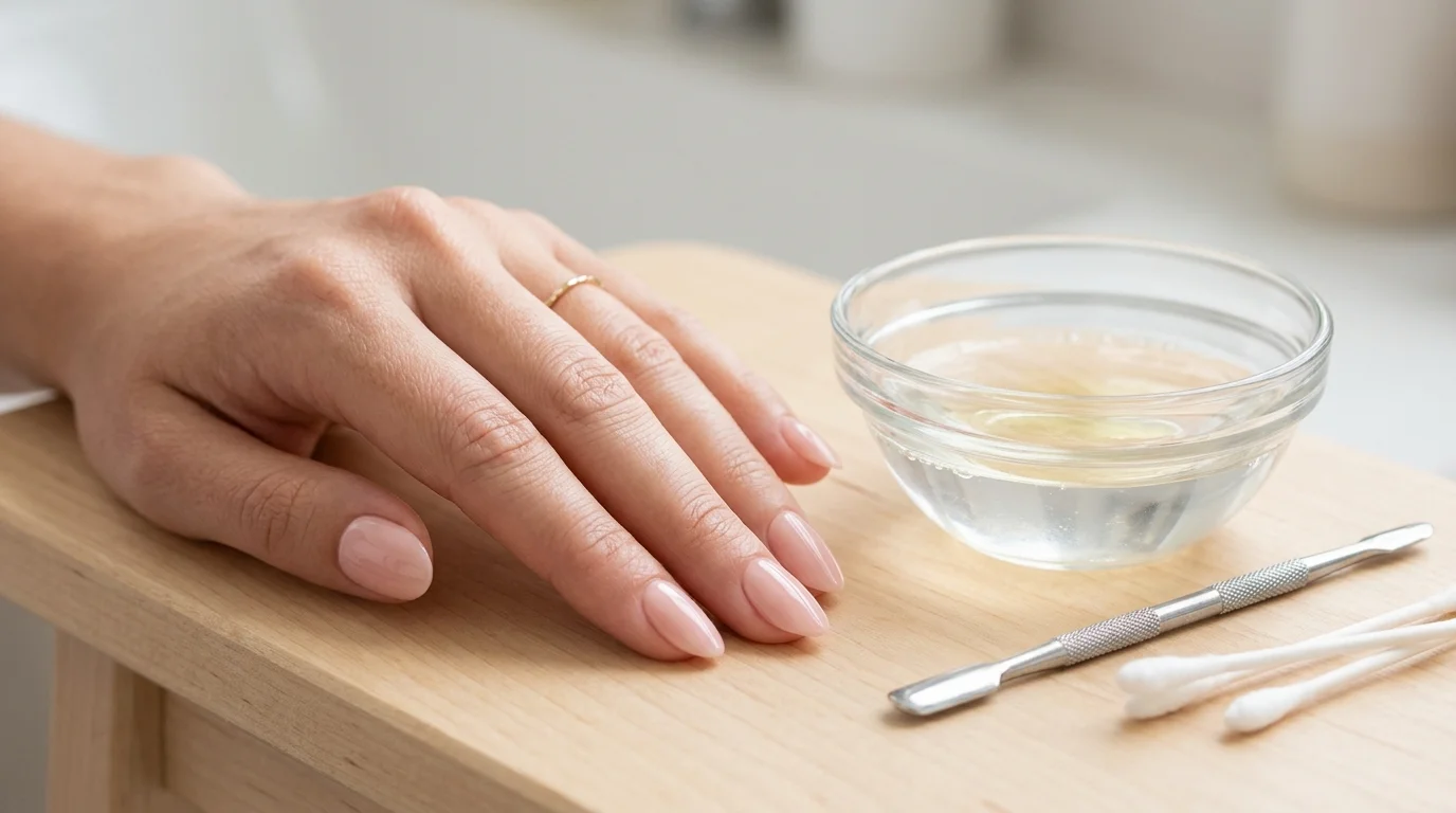 how to remove nail glue residue from skin and nails