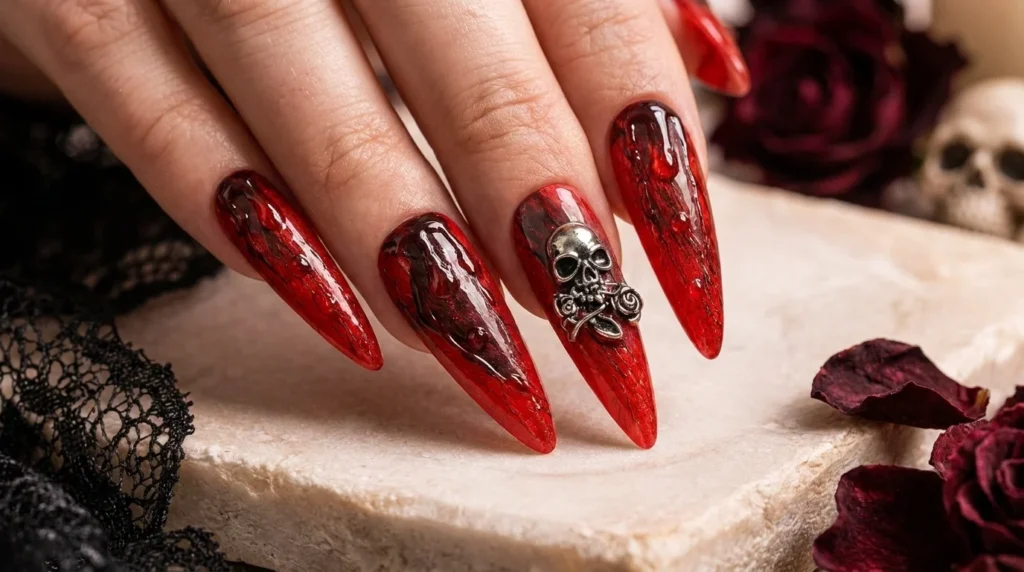 Everything you need before you start, from base coat to the skull charms